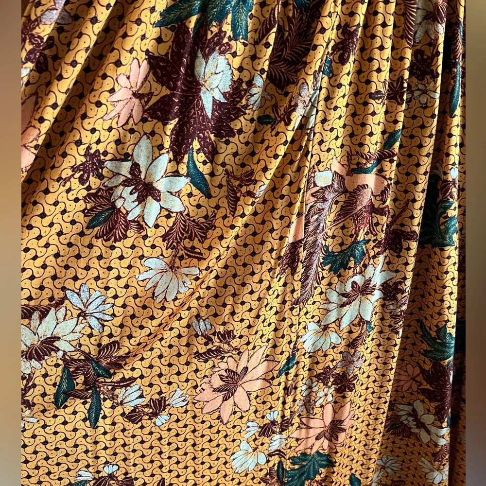 Ulla Johnson Noemi Cold Shoulder Floral Midi Dress - Picture 6 of 14